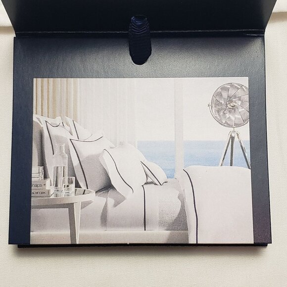 Ralph Lauren Home Palmer Percale Standard Sham Tux White Organic Cotton 20"x 28" - Picture 5 of 16